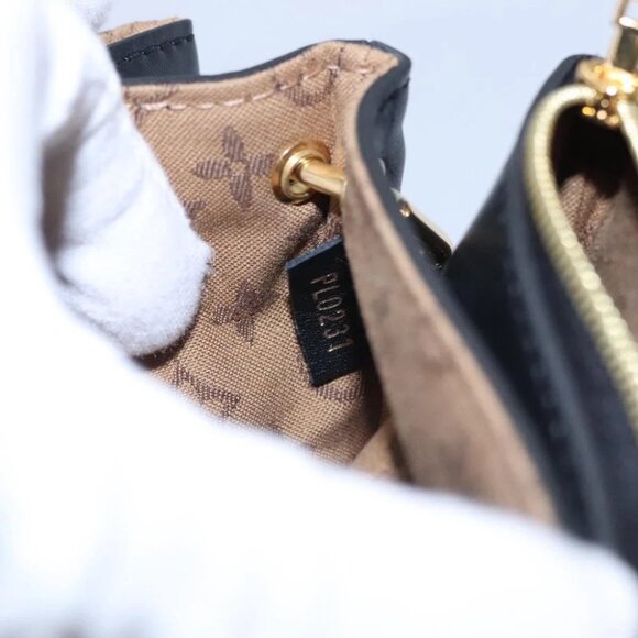 LOUIS VUITTON Rendezvous Shoulder Bag Leather Black - Picture 14 of 15